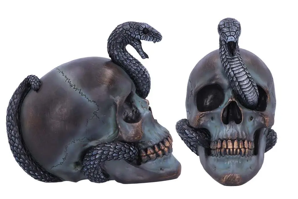 Figurine Fate serpentine gothic snake skull